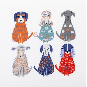 Dog embroidery kit. Poodle embroidery kit. Pet embroidery. Fun embroidery.