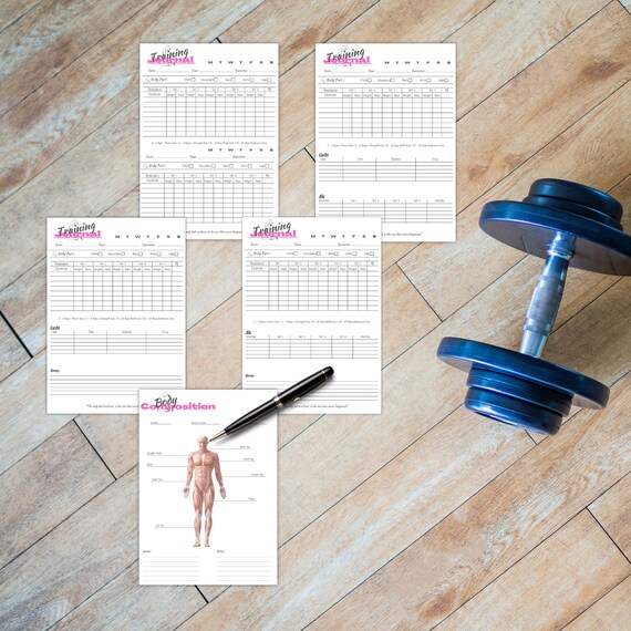 Printable Weight Training Log Workout Tracker Training - Etsy