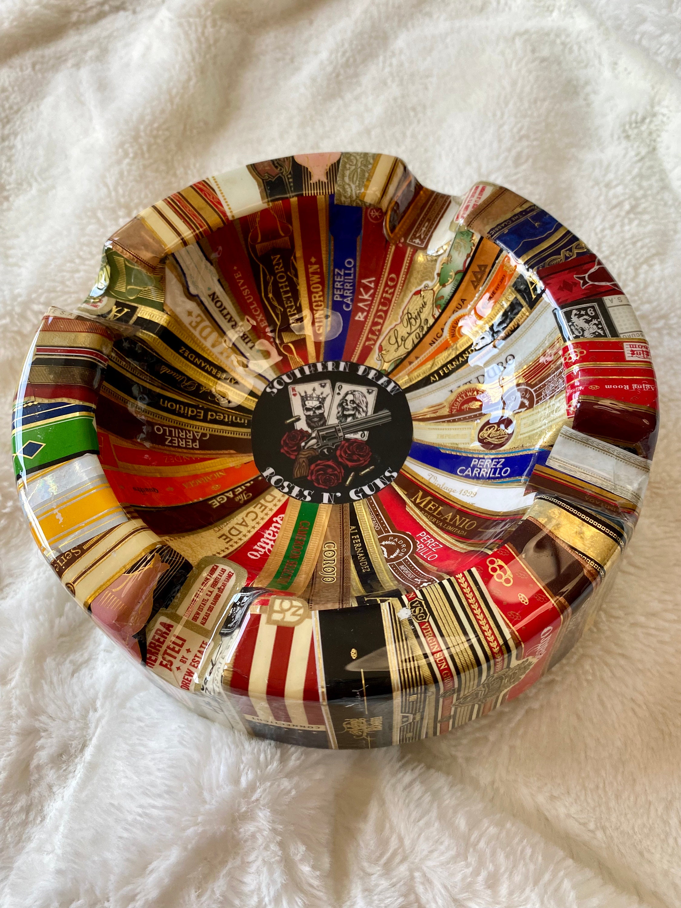 Cigar Band Ashtray Etsy