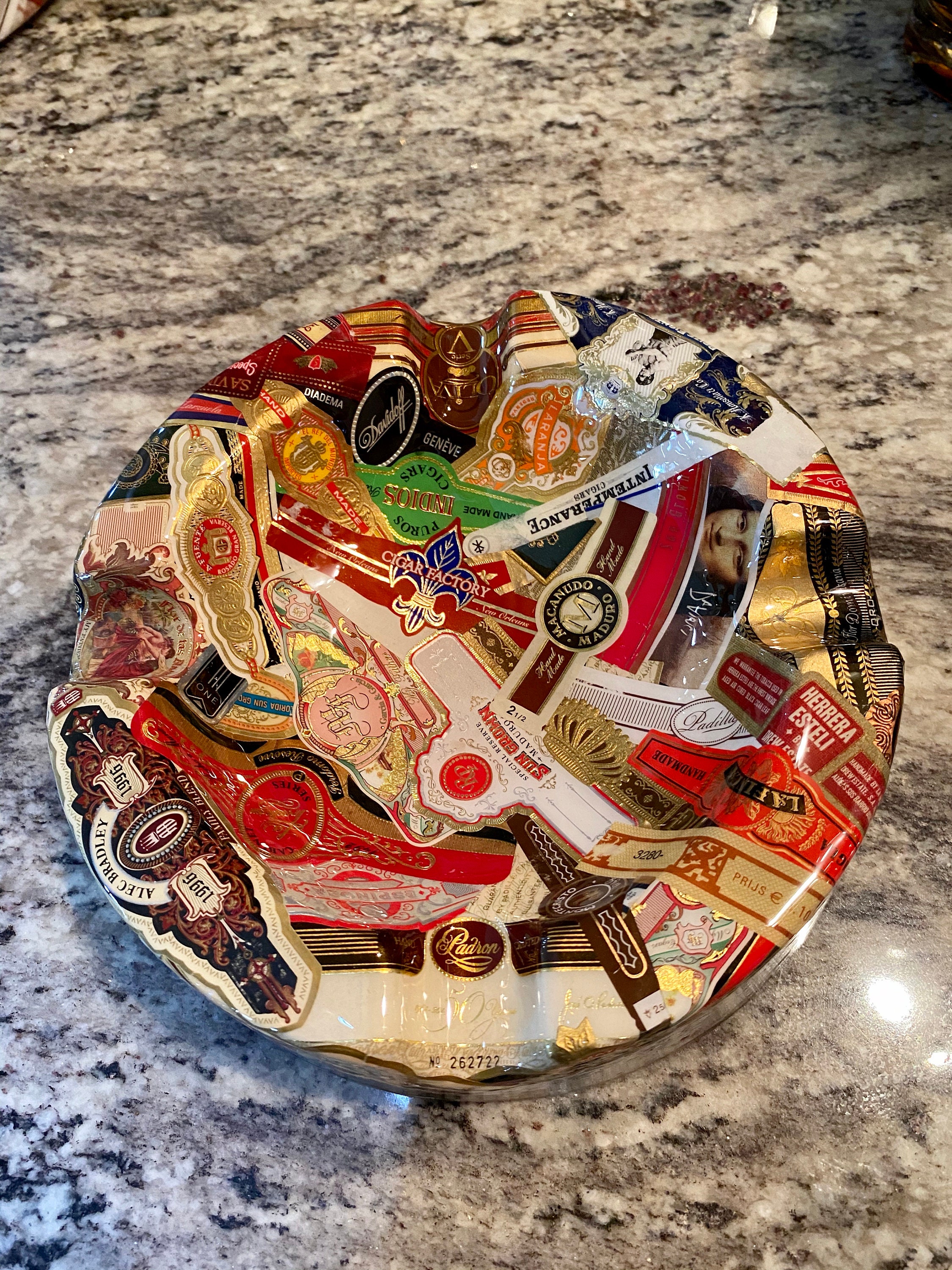 Cigar Band Ashtray Etsy