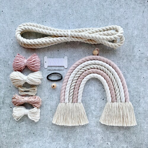 DIY Kit Boho Rainbow Rainbow Kit Box Wall Decoration Wall - Etsy