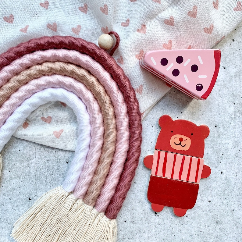 DIY Makramee Regenbogen Kit Babyzimmerdeko Do it yourself