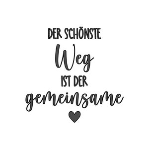 Hochzeit gemeinsame Weg, Sticker 2er Set, Geschenk