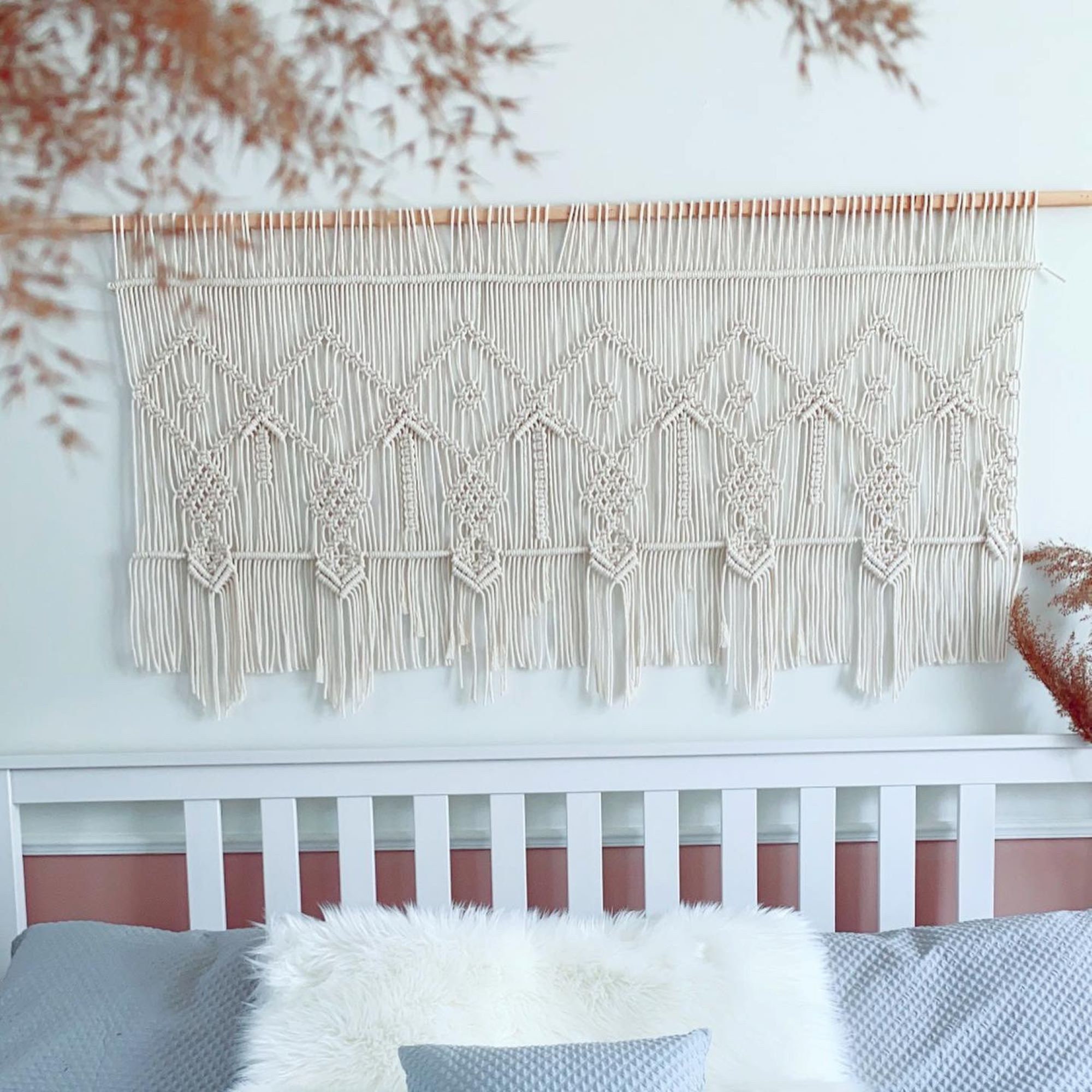 Headboard Venus Macrame headboard texture headboard. Etsy