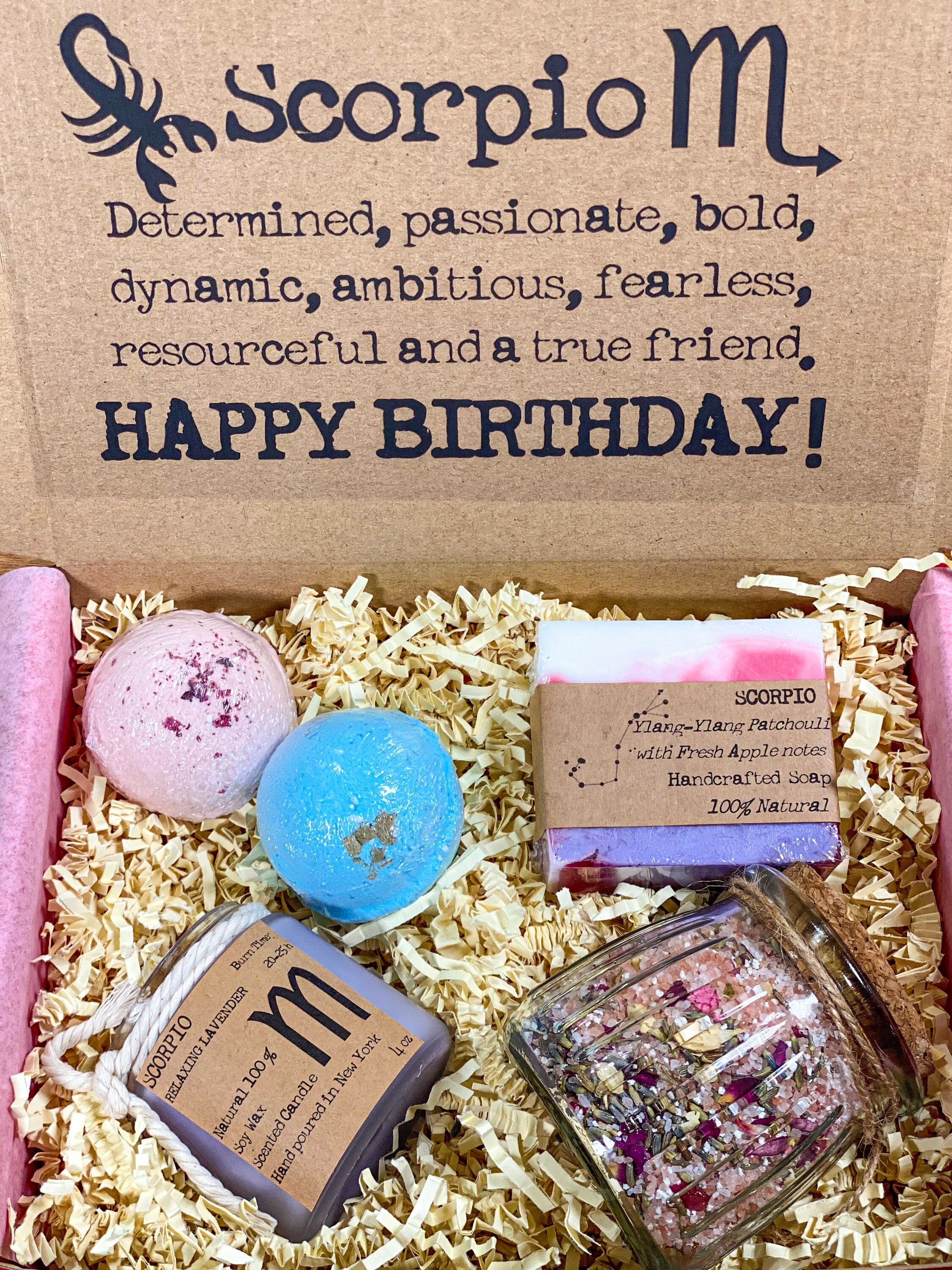 Scorpio Scorpio Gift Box Scorpio Gifts Scorpio Birthday Etsy