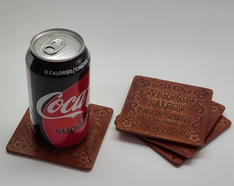 Posavasos Stardrop Saloon de Stardew Valley Square