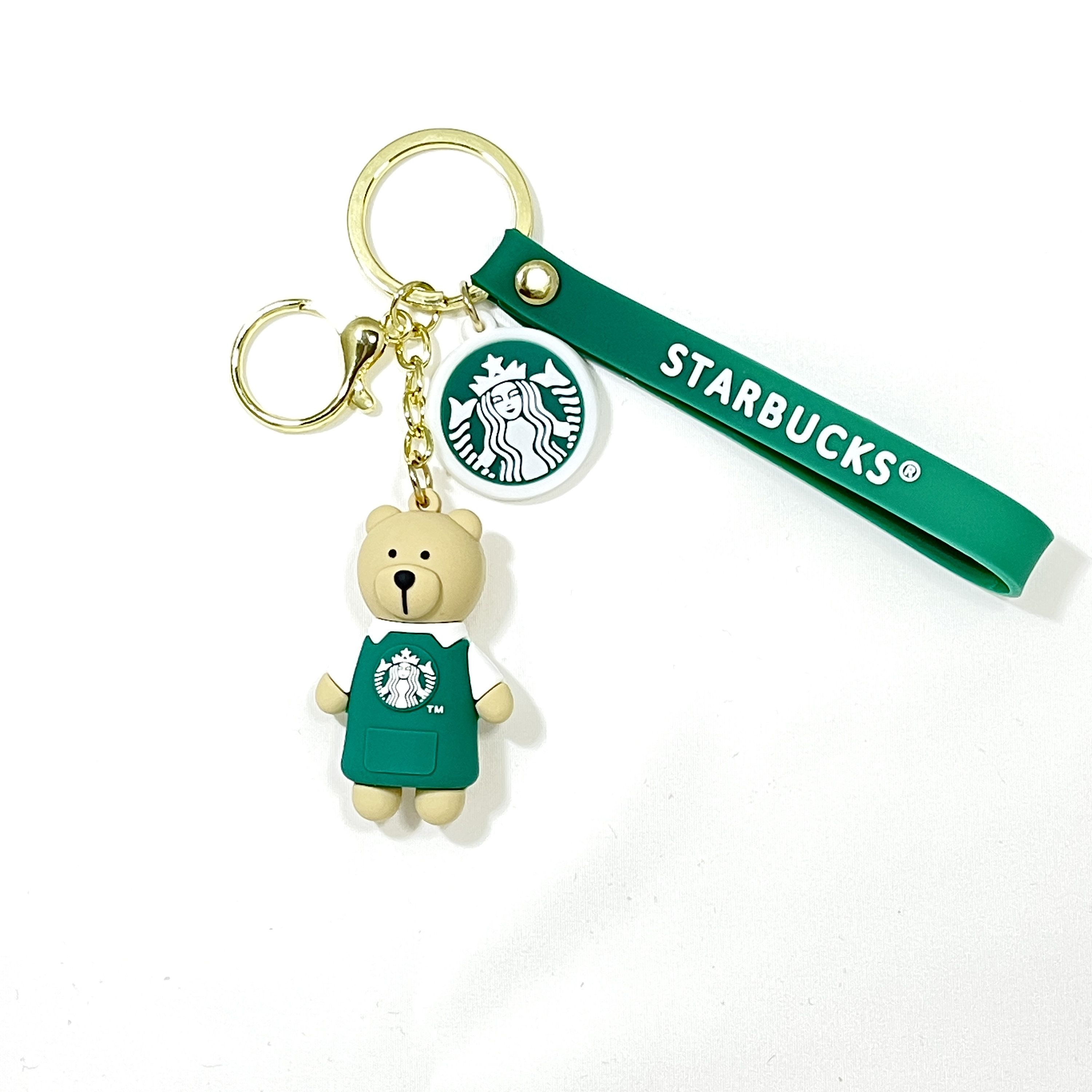 Starbucks Cute Bear Cup Keychain Backpack Pendant Creative Trend Pendant  Gift