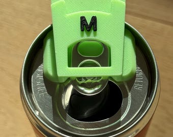 Personalized Can Opener Tab – Custom Letter or Symbol