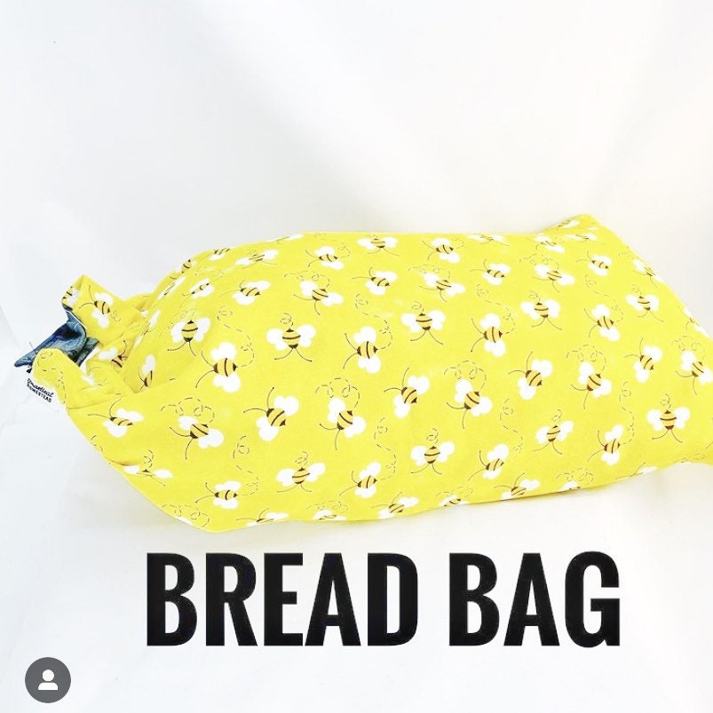 Reusable Bread Loaf Bag Keeps Bread Fresh Zero Waste Bakery Etsy