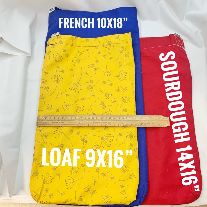 Reusable PUL Lined Sourdough Bread Bag Keeping Bread Fresh and Soft