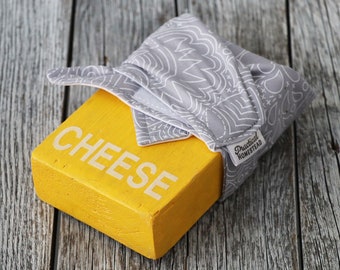 Cheese Wrap, FoodSafe and Waterproof. Reusable keeps cheese fresh, food storage
