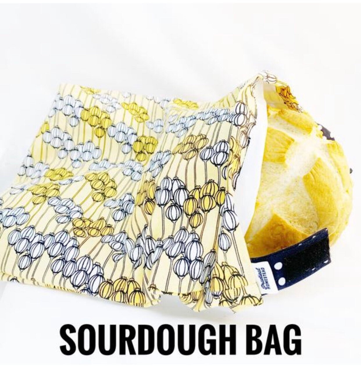 Reusable Sourdough Bread Bag Keeps Bread Fresh Zero Waste Etsy UK