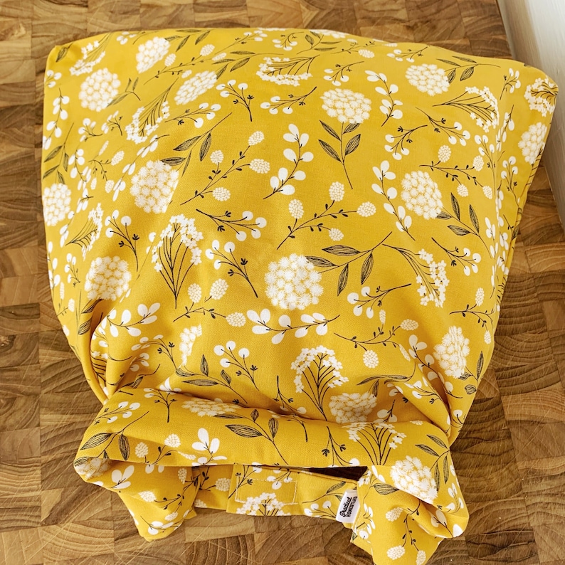 Reusable PUL Lined Sourdough Bread Bag Keeping Bread Fresh and Soft