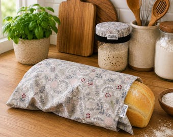 Waterproof Reusable Bread Bag, Food Safe Liner, keep bread fresh