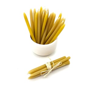 Beeswax birthday candles