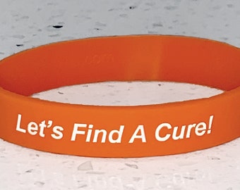 10-Pack Orange Awareness Wristband Silicone Bracelets Multiple Sclerosis MS Leukemia Kidney Cancer RSD CRPS Complex Regional Pain Syndrome