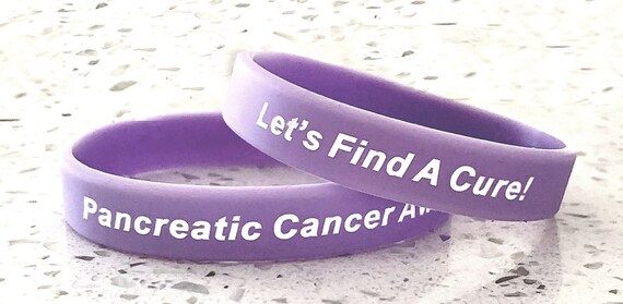 Pancreatic Cancer Awareness Silicone Wristband Bracelet