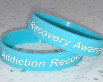 SMALL CHILD SIZE Only - Addiction Recovery Awareness Wristband Bracelet - You Got This! - Teal - We Donate Toward Support Programs