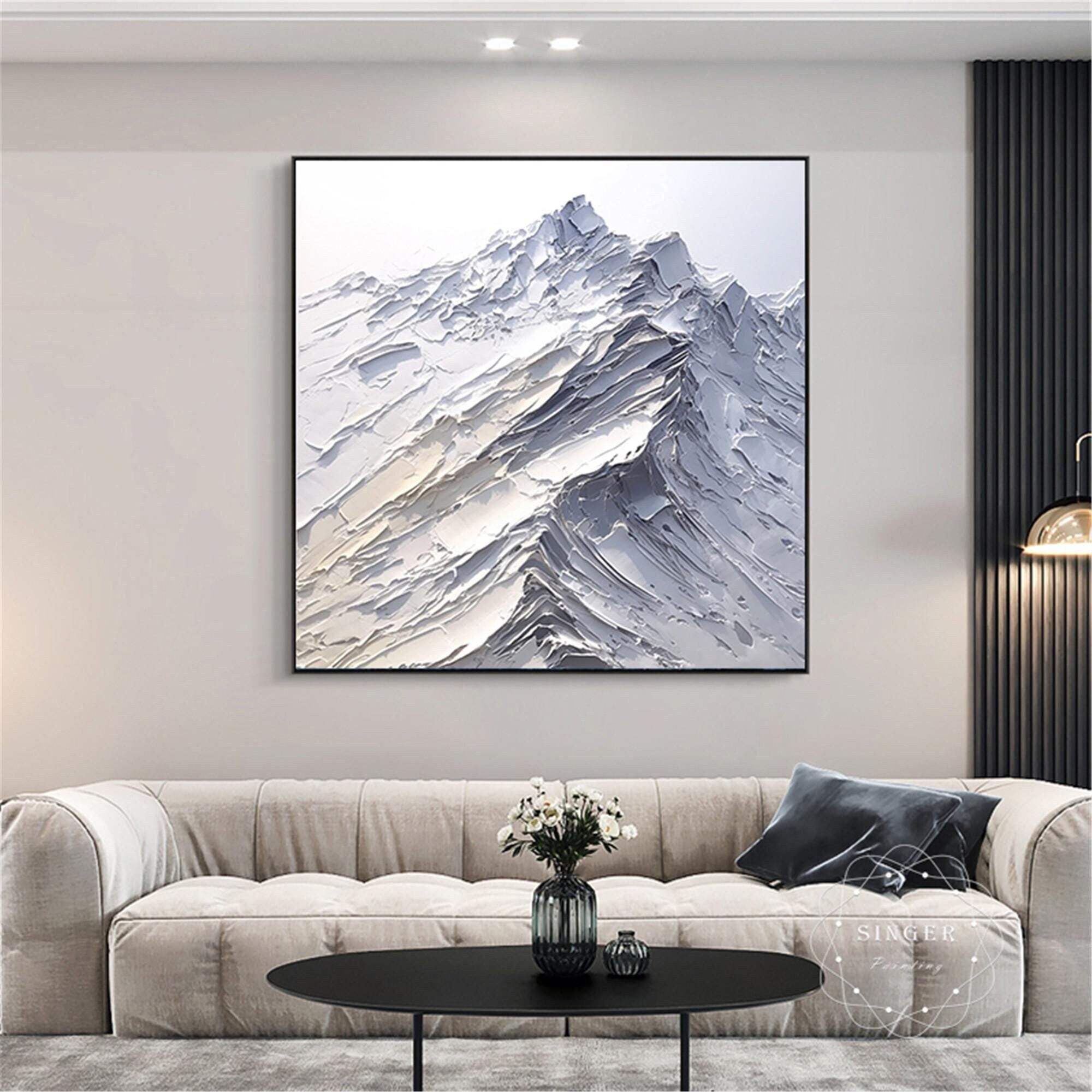 Buy Abstract Painting Large Canvas Textured 3D Modern Framed Artwork