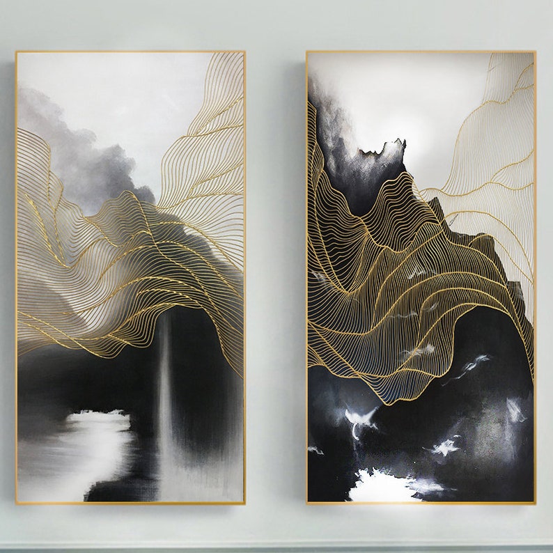 Custom Canvas Painting Custom Size Custom Picture for Abstract Etsy