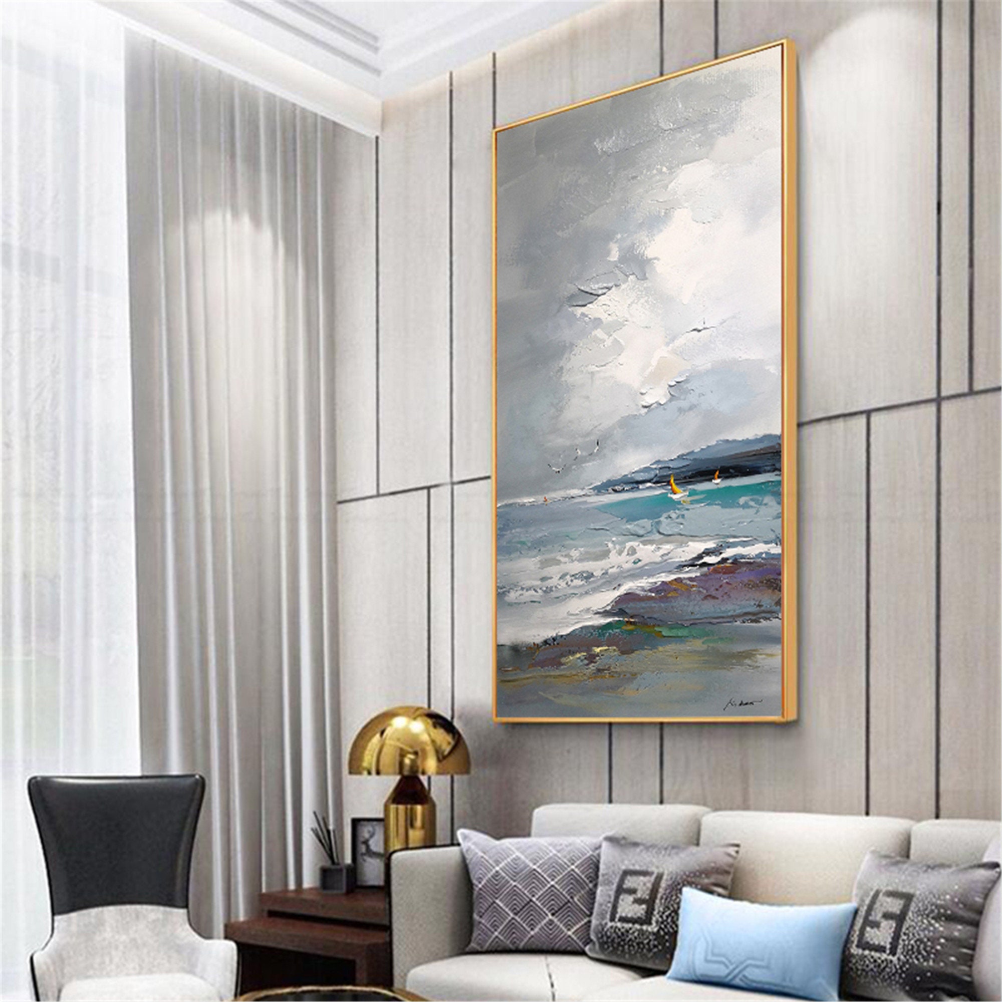 Abstract Canvas Painting Wall Art Pictures for Living Room - Etsy