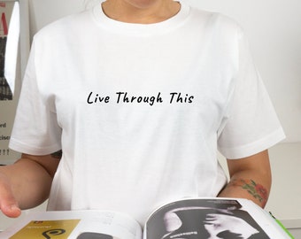 Hole Organic Cotton T-Shirt - Live Through This Album Shirt