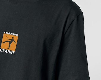 A Clockwork Orange Organic Cotton T-Shirt - Embroidered Stanley Kubrick T-Shirt