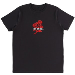 Camiseta de algodão orgânico Insônia