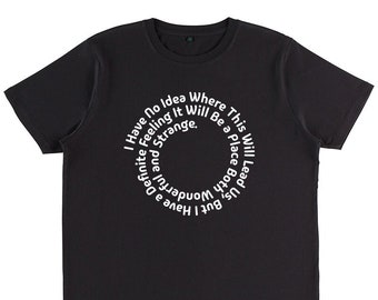 Twin Peaks Quote Organic Cotton T-shirt