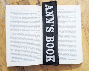 Custom Handmade Bookmark - Embroidered Fabric Bookmark