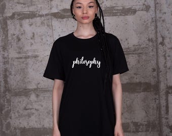 Camiseta de algodón orgánico Philosophy