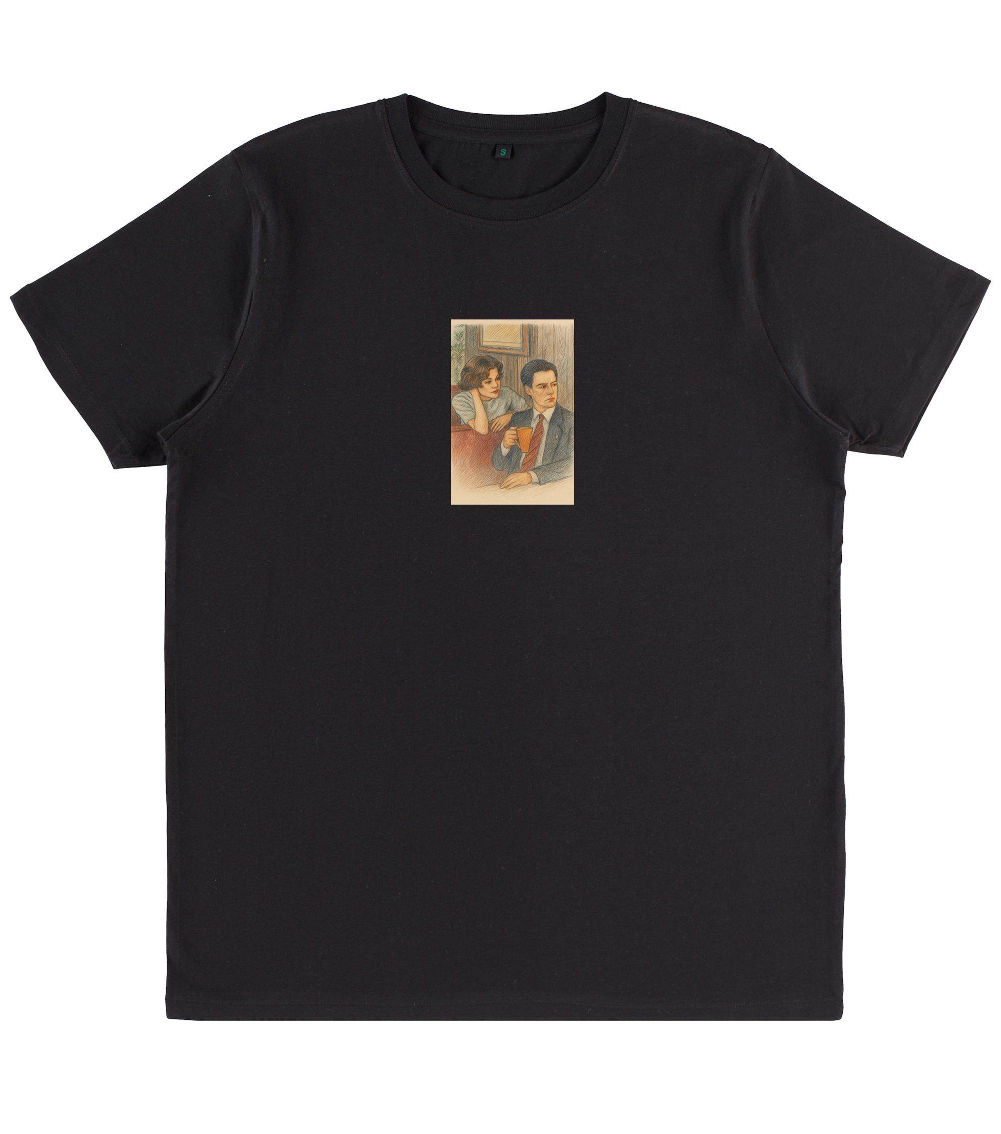 Twin Peaks Organic Cotton T-shirt | Dale Cooper and Audrey Horne