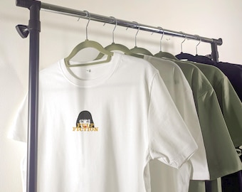 Pulp Fiction Inspired T-shirt | Embroidered Retro Movie Art Tee