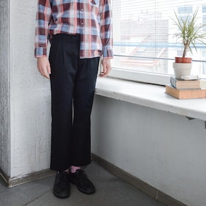 Vintage Black Classic Suit Trousers