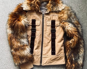 rare FUGA coated fur jacket 平成 y2k fuga rare fur jacket 00s archive 平成 - メルカリ