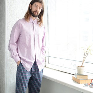 Vintage 80&#39;s Pastel Lilac Shirt