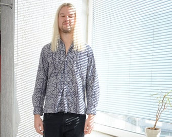 Vintage Black/White Cotton MARIMEKKO Shirt