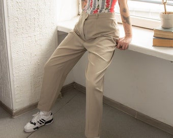 Vintage 80's Beige Trousers