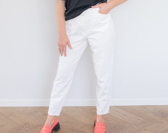 Vintage 80's White Trousers