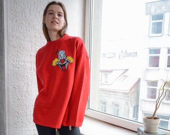 Vintage 80's Red Jumper