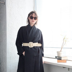 Vintage 70's Authentic Kimono Style Belted Coat image 1