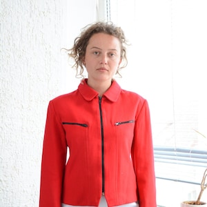 Vintage 70's Red Wool Jacket
