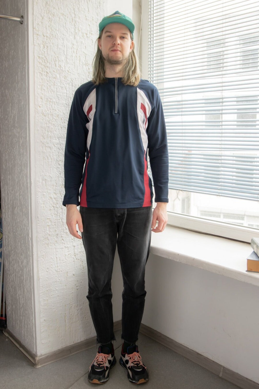 トップス 70'S-80'S VINTAGE NAVY FOODIE トップス 70'S-80'S VINTAGE NAVY FOODIE Vintage 80's Navy 3/4