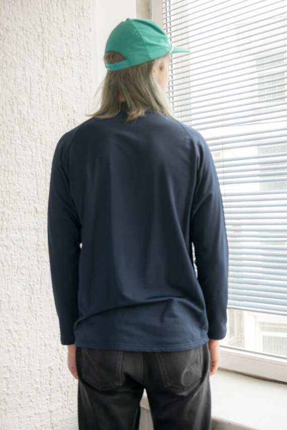 トップス 70'S-80'S VINTAGE NAVY FOODIE Vintage 80's Navy 3/4 Zip Sport Top - Etsy Canada