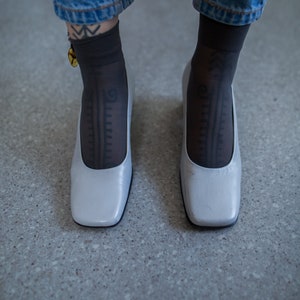 Vintage 80's Beige Leather Shoes
