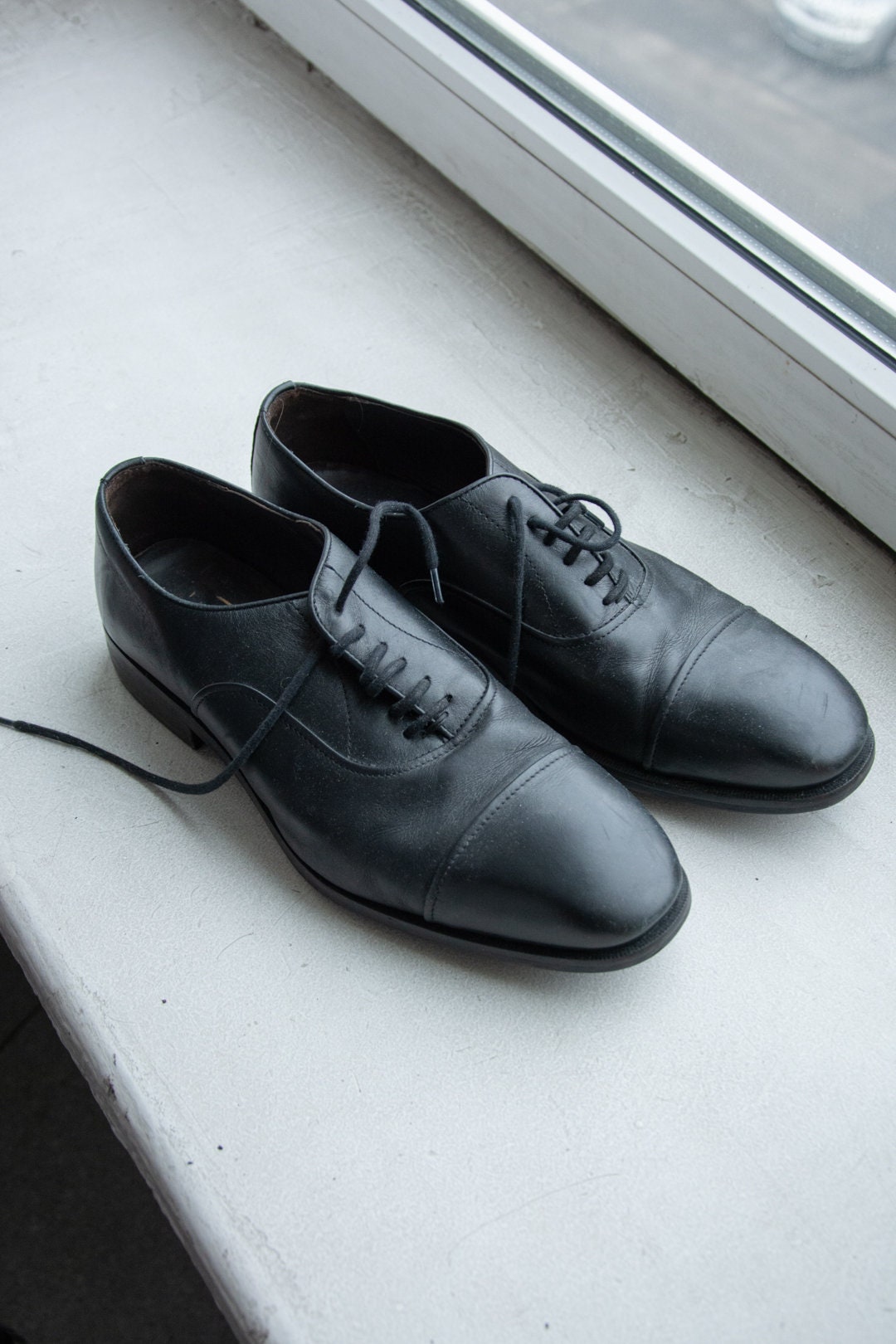 Massimo Dutti パンプス サイズ38 ブラウン フェイクレザー ポインテッドフラットパンプス／消臭／スムースフェイクレザー