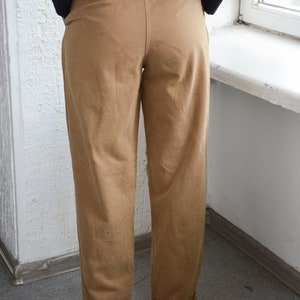 Vintage KENZO Authentic Brown Super Soft Cotton Trousers image 3