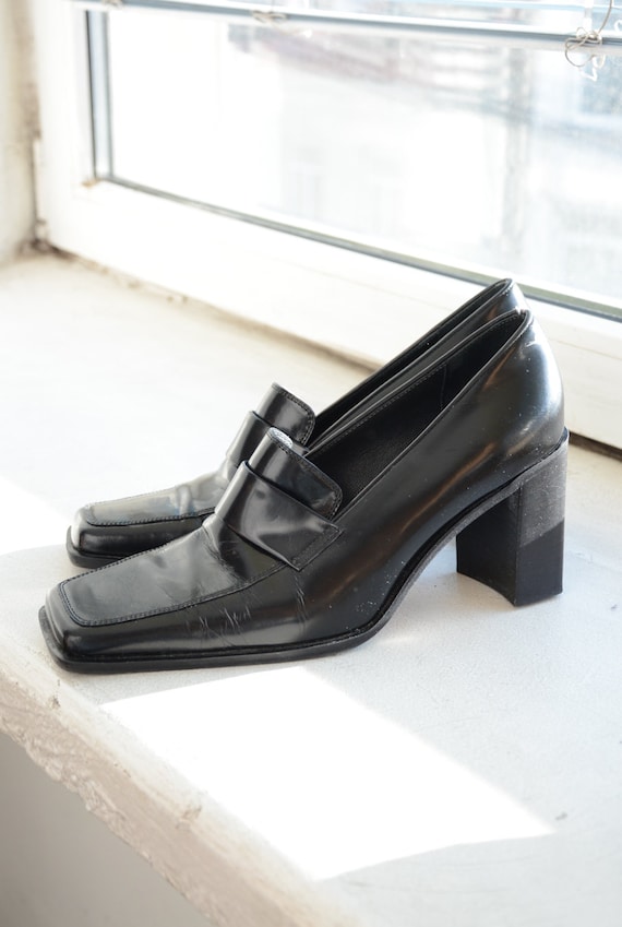 Bulk Vintage Leather Square Toe Derby Casual Formal Shoes