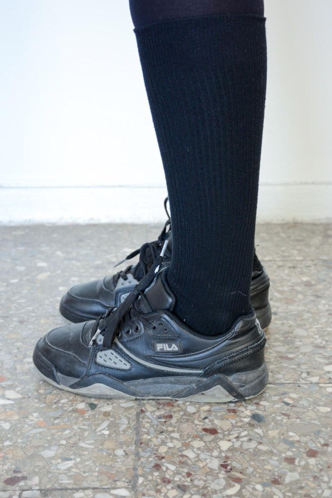 Vintage FILA Black Sneakers, foto 1 di 5