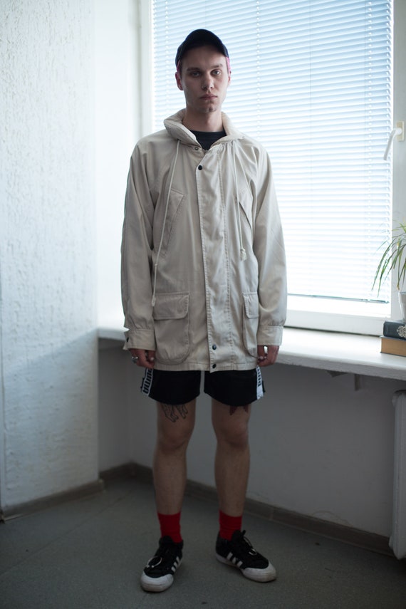 Vintage 80's Parka In Beige